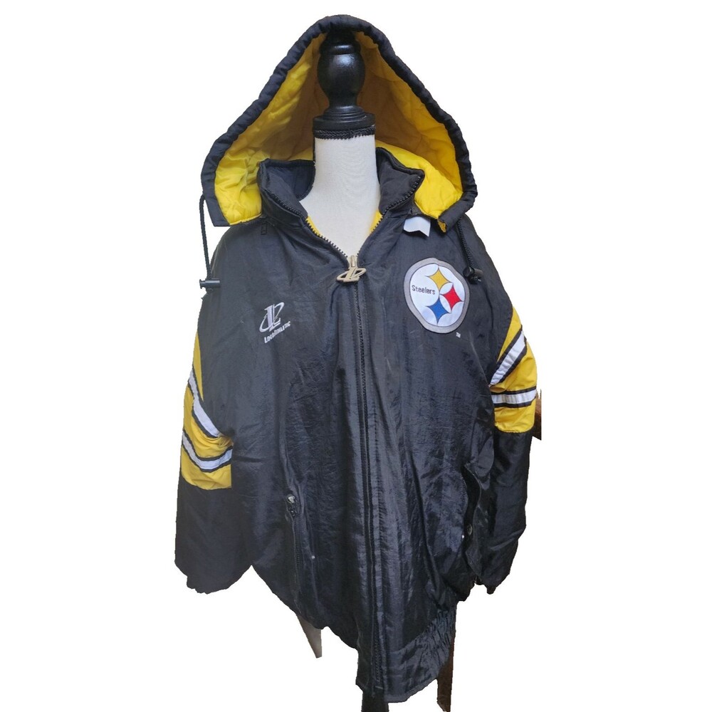 Pittsburg Steelers Football Jacket Size M NFL Pro Line